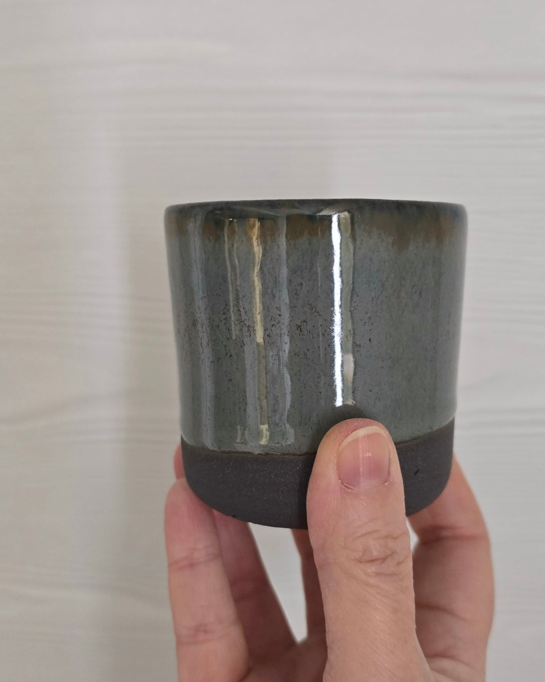 Tazza NERO in gres nero